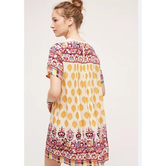 Anthropologie Tanvi Kedia Caltha Swing Dress Size M - Picture 16 of 16